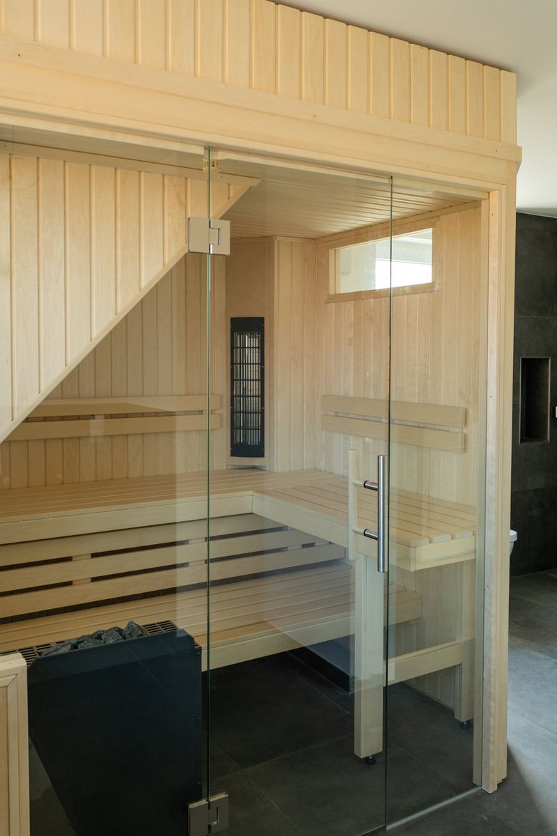 Eigene Sauna im Dachgeschoss